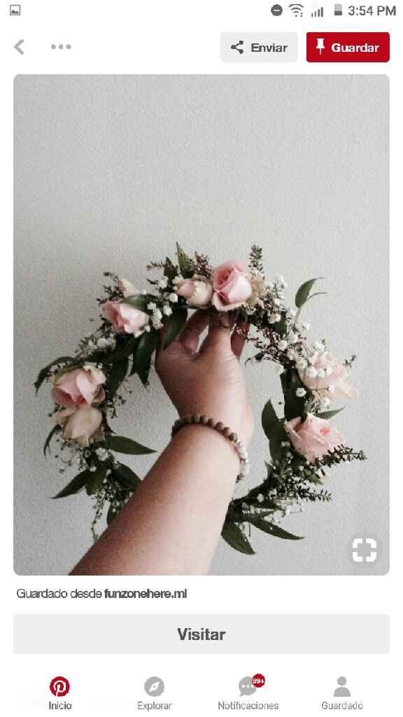 Corona o tocado de flores...🌸🌻🌷 - 2