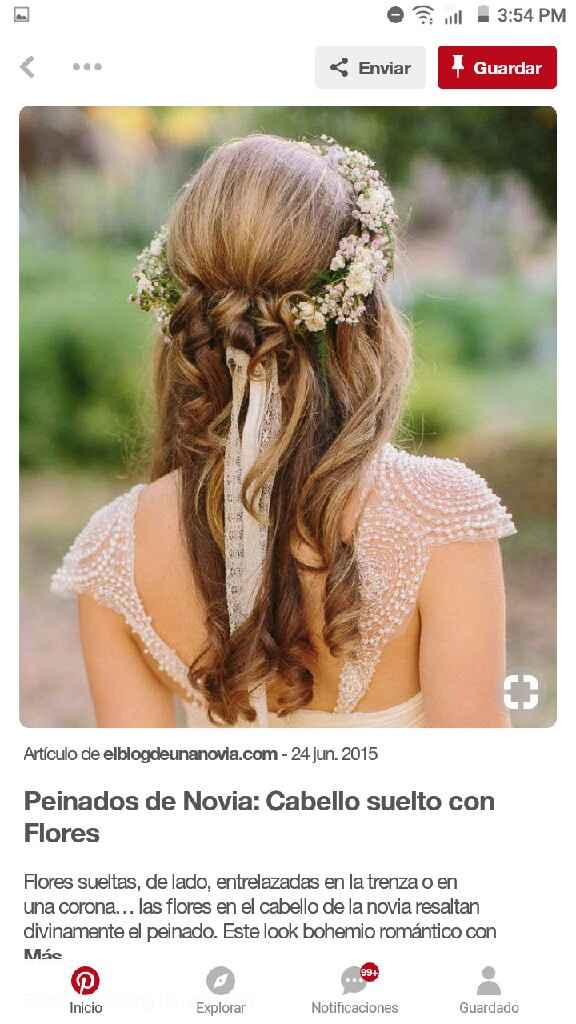 Corona o tocado de flores...🌸🌻🌷 - 3