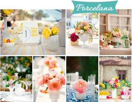 Arreglos de mesa, boda de dia - 3