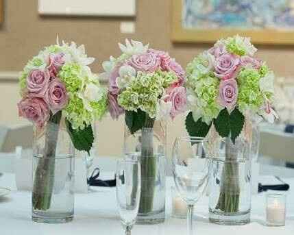 Arreglos de mesa, boda de dia - 4