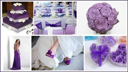Mi color de boda será blanco con toques en lila... - 1