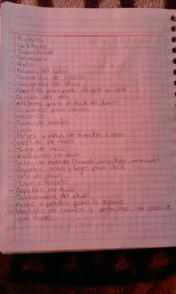 Lista de cosas revisada y me siento más tranquila..... - 2