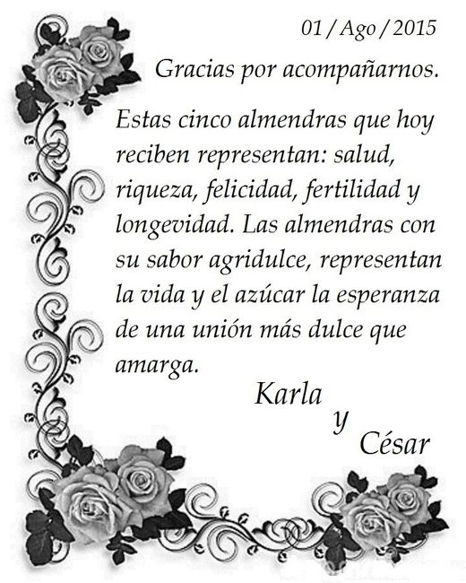 texto para almendras