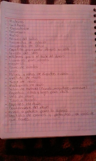 Lista de cosas revisada y me siento más tranquila..... - 2