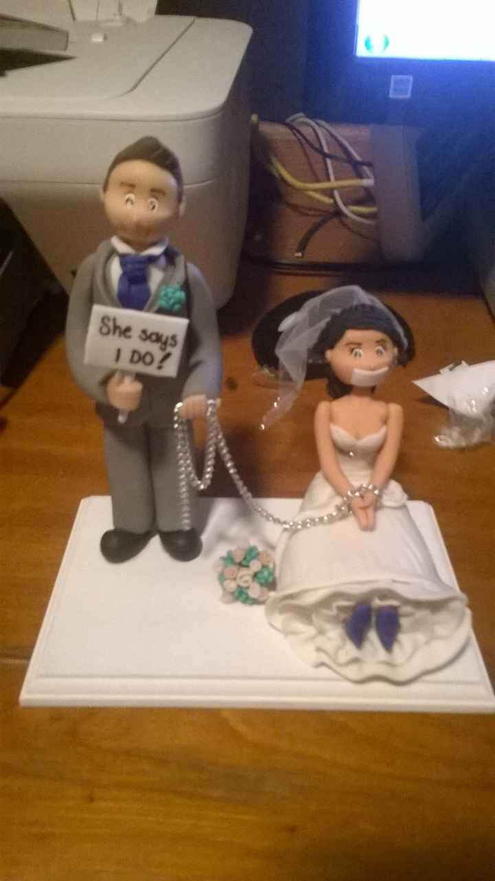 Nuestro cake topper!!!