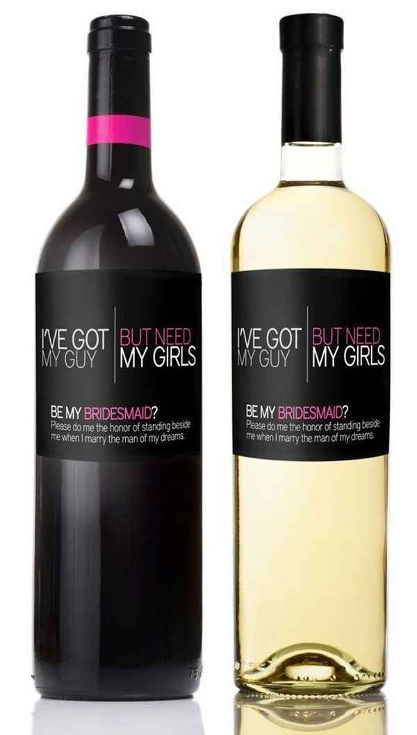 Botella de vino personalizada