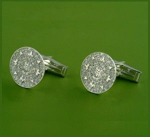 Mancuernillas de oro y brillantes