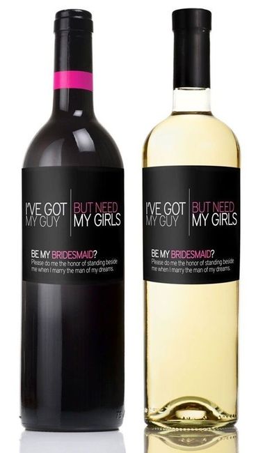 Botella de vino personalizada
