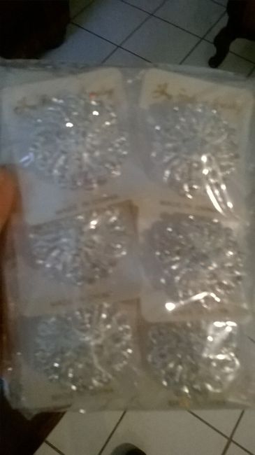 El paquete de 12 broches