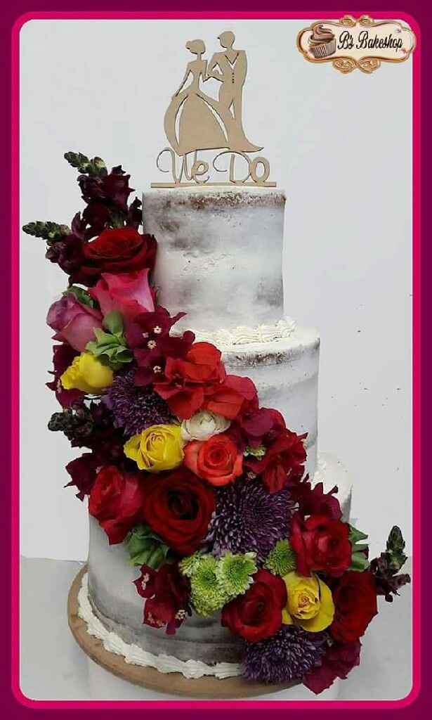 Pasteles para boda rústica - 2