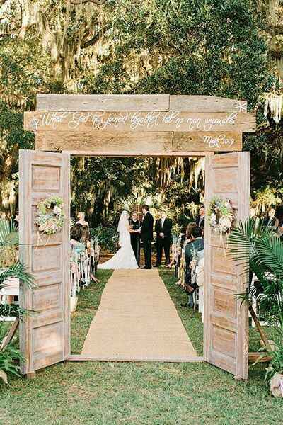 Puertas para boda al aire libre - 3