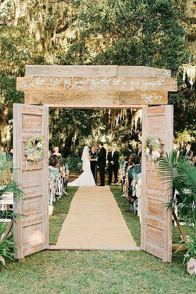Puertas para boda al aire libre - 3