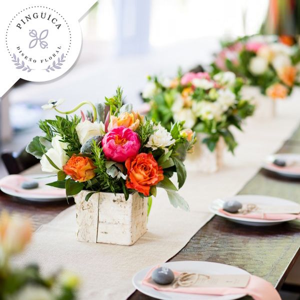 Colores vivos y blanco 