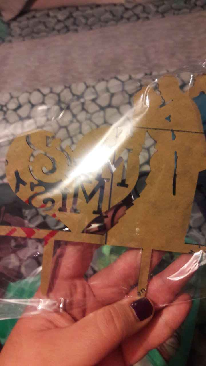 Cake toppers de siluetas - 1