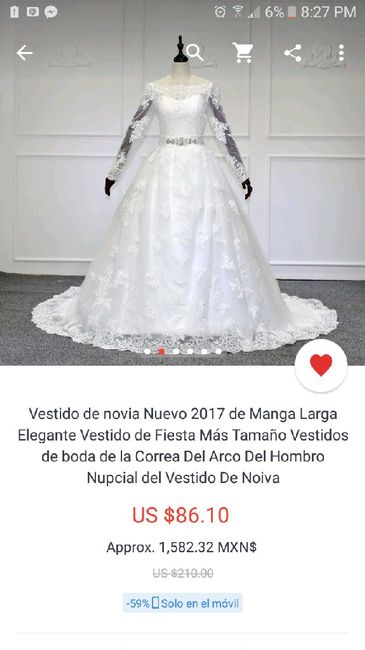 Cuánto están dispuestas a pagar por su vestido de novia? ? - 1