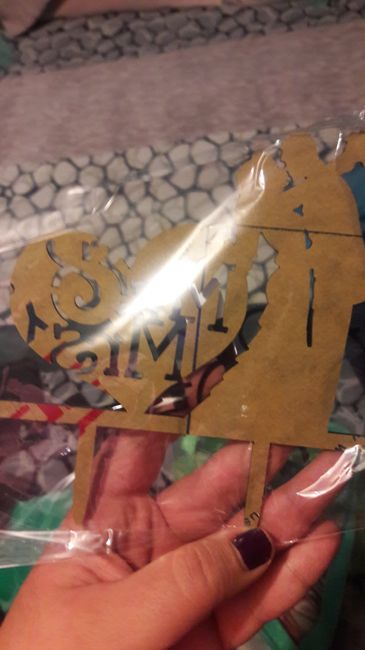 Cake toppers de siluetas - 1