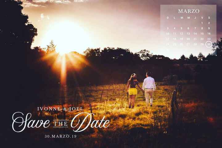 Save the date - 1