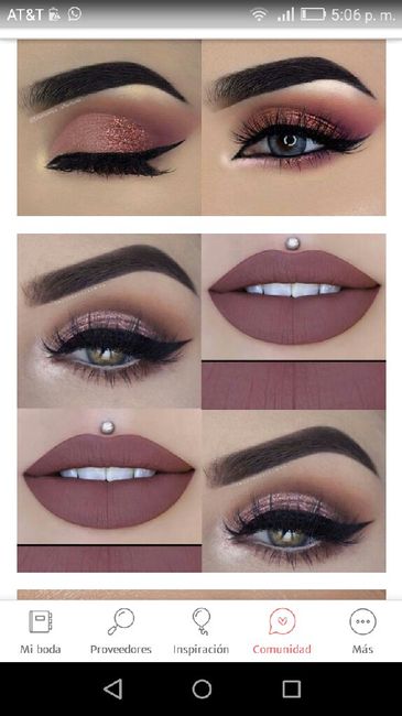Maquillaje con tonos rosas 12