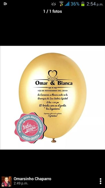 Avances de mis invitaciones  - 1