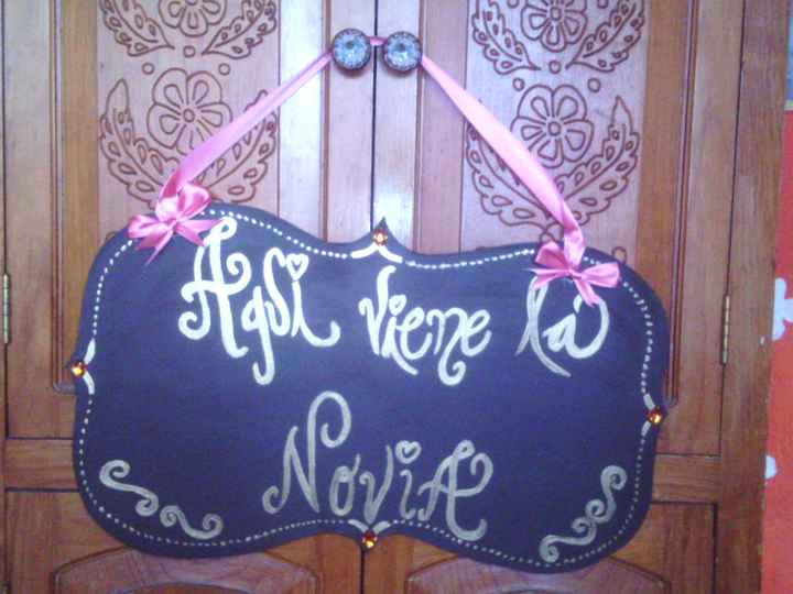 Letrero par mi pajesito - 1