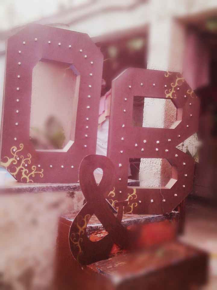 Letras gigantes terminadas - 1