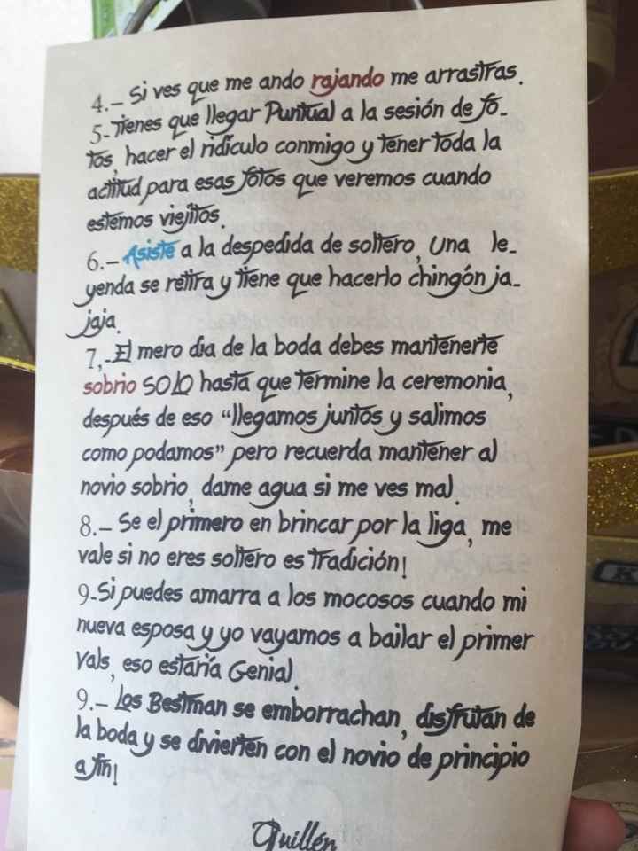 Peticiones para damas y caballeros de honor - 10