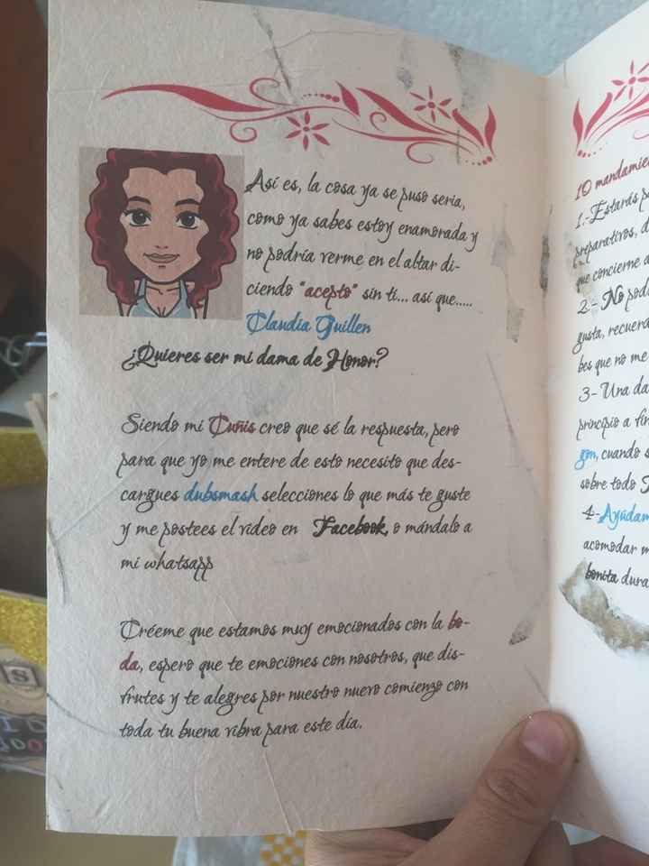 Peticiones para damas y caballeros de honor - 12