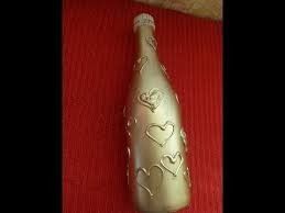 botella pintada