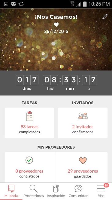 A cuántos días están? - 1
