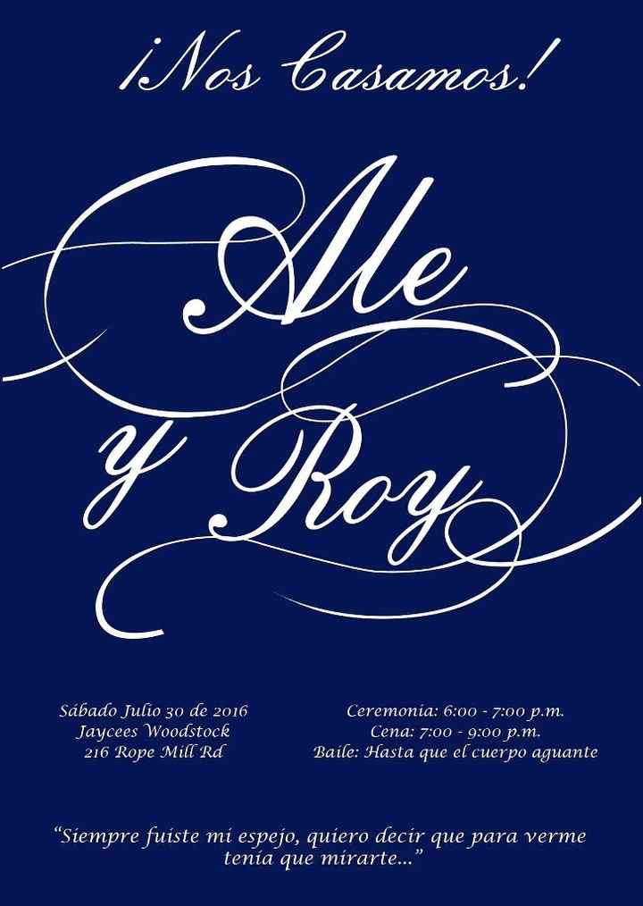 Avance mis invitaciones diy - 1