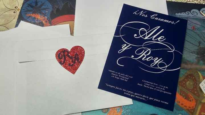 Invitaciones listas - 1
