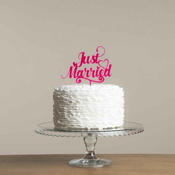Estilos de cake toppers - 5