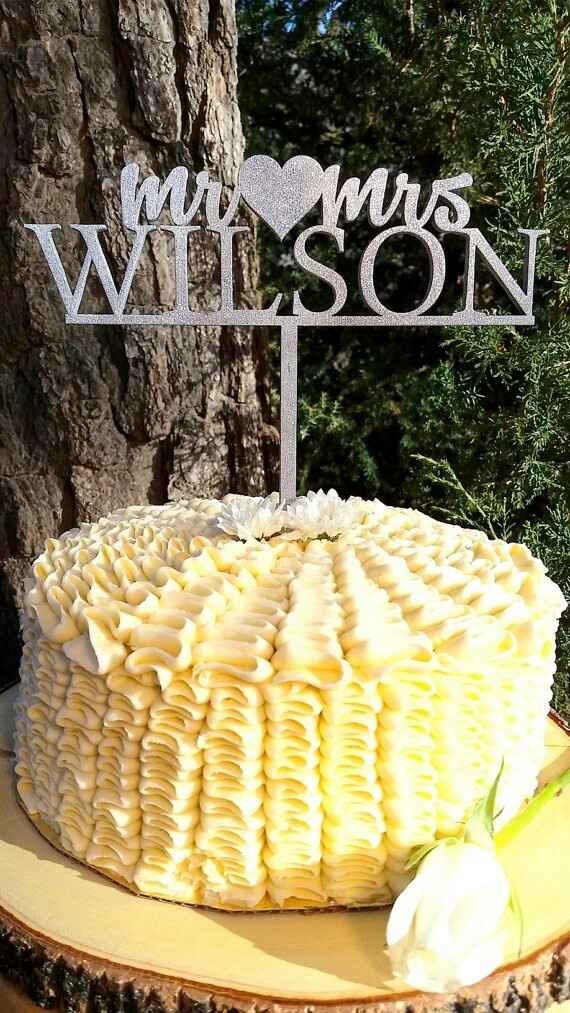 Estilos de cake toppers - 11