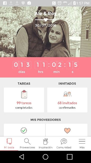Fecha de tu boda - 1
