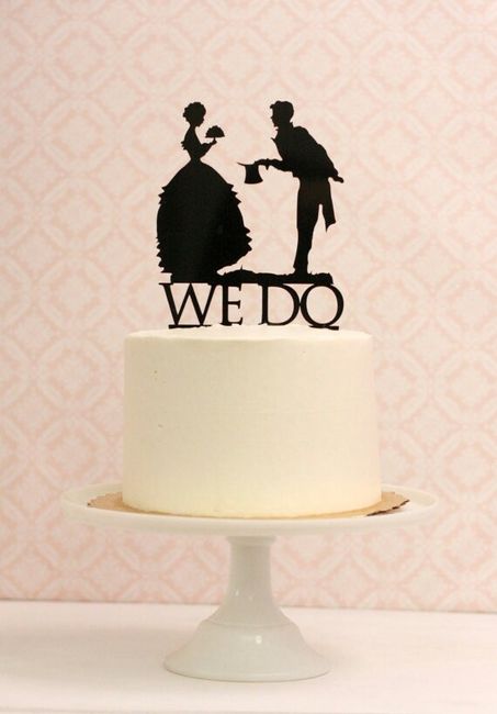 Estilos de cake toppers - 2