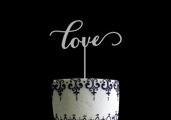 Estilos de cake toppers - 14