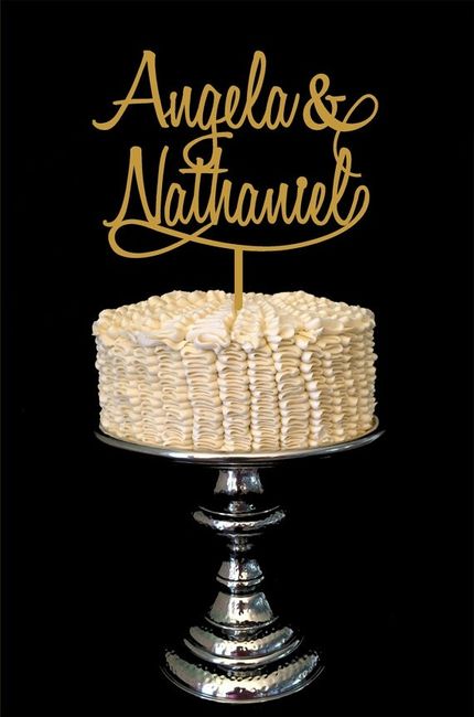 Estilos de cake toppers - 17