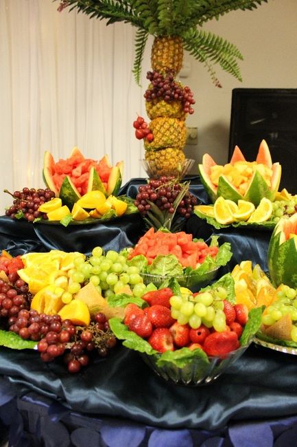 La mesa de fruta