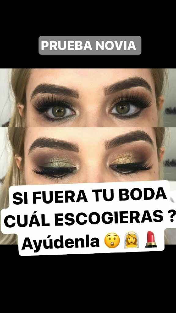  Prueba de maquillaje y peinado 😍 - 4