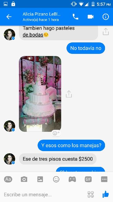 Precio de pasteles de boda? - 2