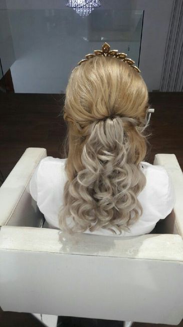  Prueba de maquillaje y peinado 😍 - 2