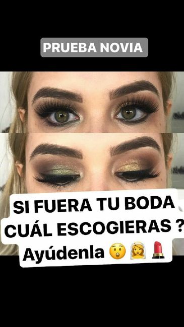 Prueba de maquillaje y peinado 😍 - 4