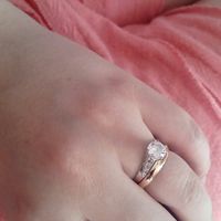  ¿blanco o amarillo? Anillo de compromiso - 1