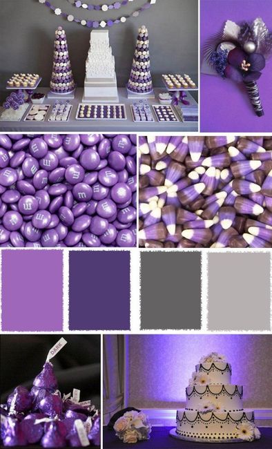 Despedida de soltera el color morado 1