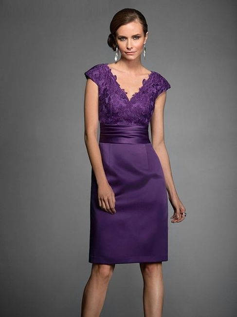 Vestidos para pedida de mano o fiesta de compromiso: Inspiración morado 5