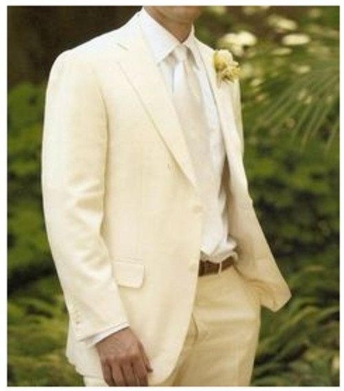 Ideas Traje de lino para novio 4
