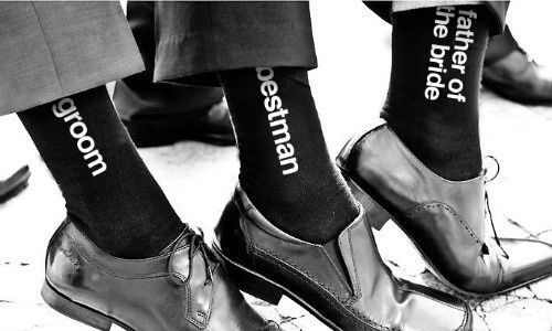 Accesorios: Calcetines personalizados para novios🧦🤵 2