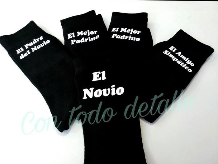 Accesorios: Calcetines personalizados para novios🧦🤵 3