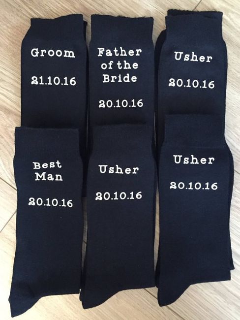 Accesorios: Calcetines personalizados para novios🧦🤵 4