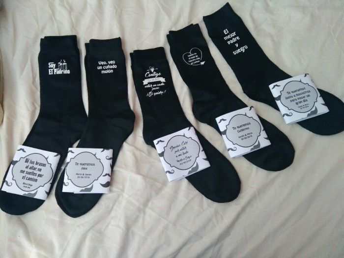 Accesorios: Calcetines personalizados para novios🧦🤵 5